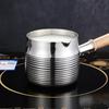 Choke Oil Pots Hot Oil Pan Butter Chocolate Melting Sauce Coffee Pot Milk Pot Panelas Small Pot Mini Stainless Steel Milk Pots