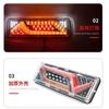 2Pcs 12V/24V Car Trailer Trucks Tail Lights Car LED Rear Tail Light Running Turn Signal Rear Lamps Lorry Bus Taillight Parts
