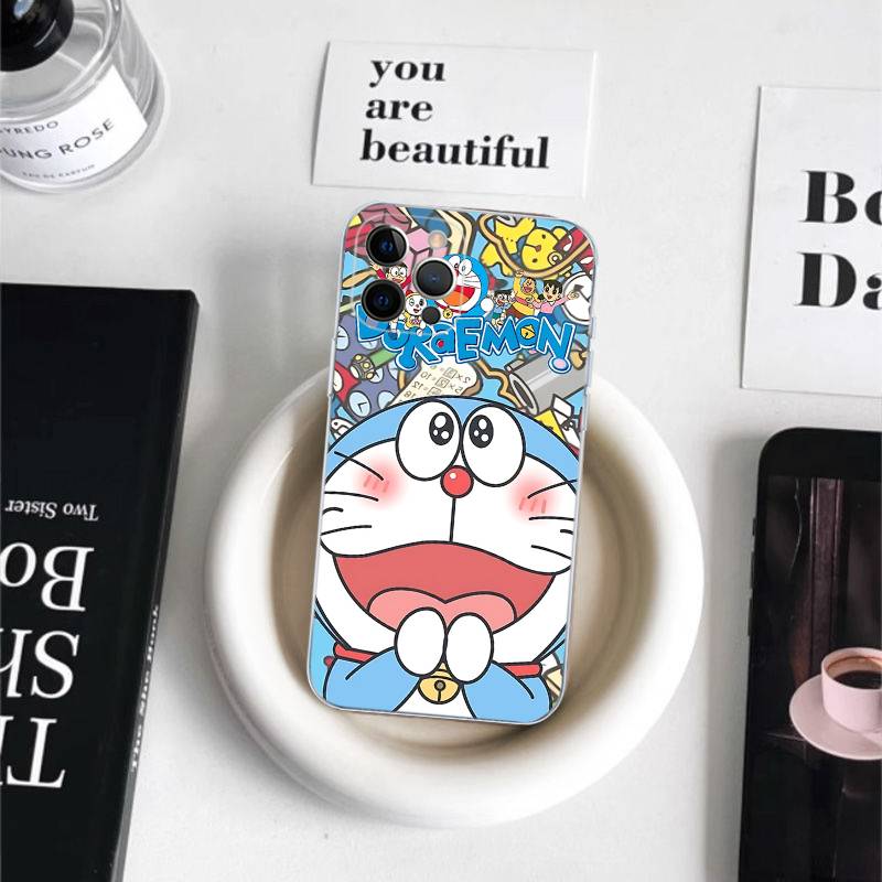 Cartoon D-Doraemons Fit For IPhone 16 15 Promax Phone Case IPhone 14 11 12 High End 13 Pro Silicone