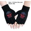 Stranger Printed Cotton Autumn Winter Warm Knitted Touch Gloves Fingerless Gloves