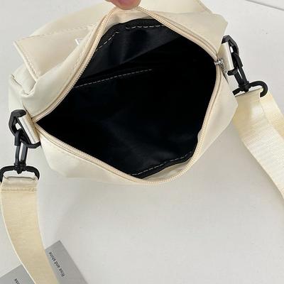 Spring New Bag Casual Simple Personalized Student Messenger Bag Fashionable Shoulder Bag Casual Small Square Bag