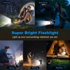 Rechargeable Spotlight Flashlight, Ultra Bright LED,USB Charging Portable Lantern with Side Lighting,Suitable for Emergency Situations,Hiking,camping