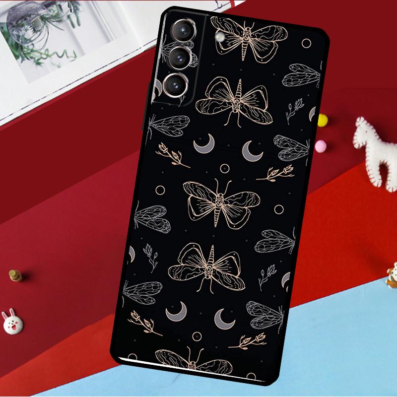 Skull Gothic Creepy Pastel Goth Funda For Samsung Galaxy S25 S24 S21 S22 S23 Ultra S9 S10 Plus S20 FE S24 FE Phone Case