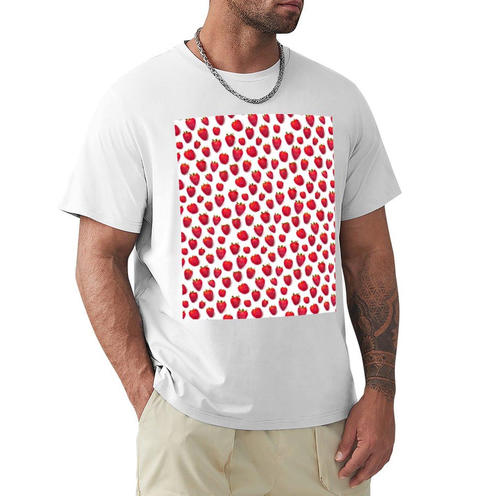 Strawberries TShirt Personalized tshirt anime tshirt mens designer clothes S