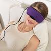Changzhi USB Heated Leather Eye Mask with Hot/Cold Packs - Cartoon Design, Light Blocking, and Non-stick Makeup Protector