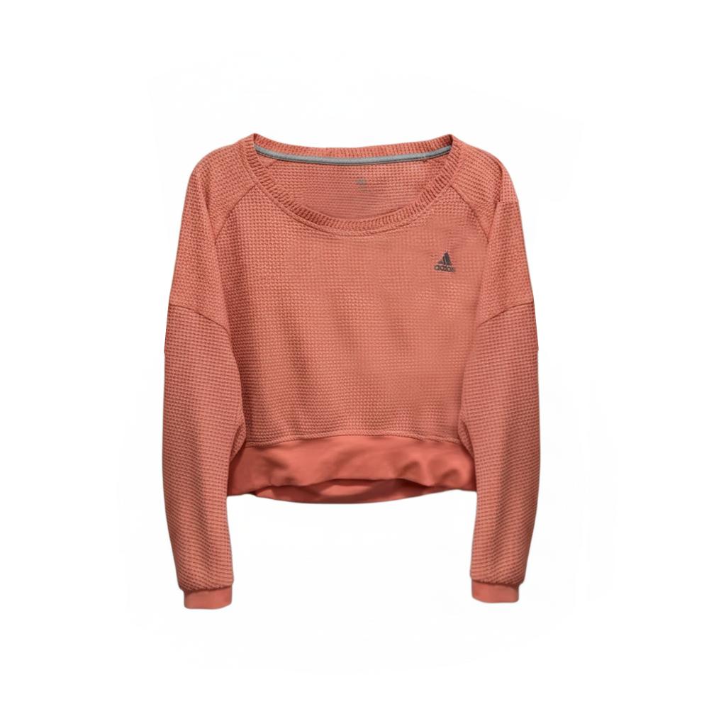 Adidas Sweatshirts Women s Pink Crew Neck Moderate AO1550 M
