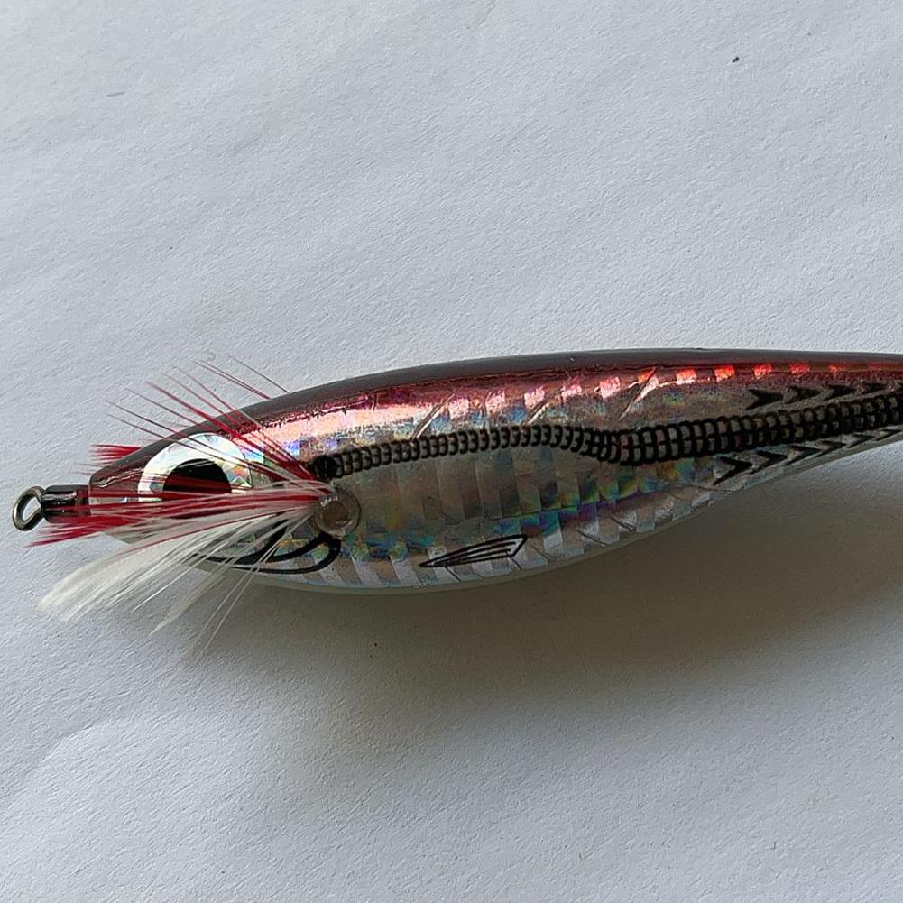 Horizontální chobotnice Jigs Rybářská návnada Svítící chobotnice Eggi Sépie Krevety Jigging návnada Umělá návnada na olihně pro mořský rybolov