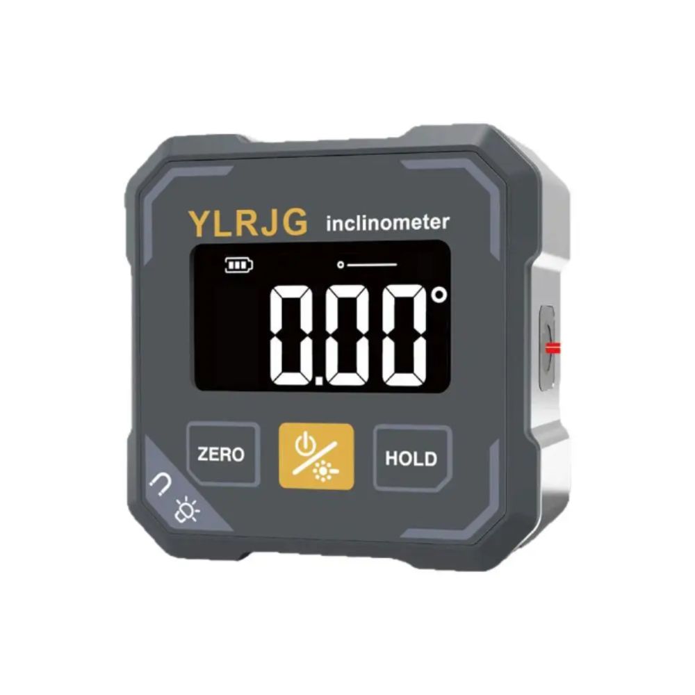 Magnetic Adsorption Digital Laser Inclinometer High-Precision 360-Degree Measurement Angle Gauge Auto-Flip Display