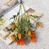 Handmade Simulation Sea Holly Flowers Realistic Fake Flowers  Home Living Room Decor