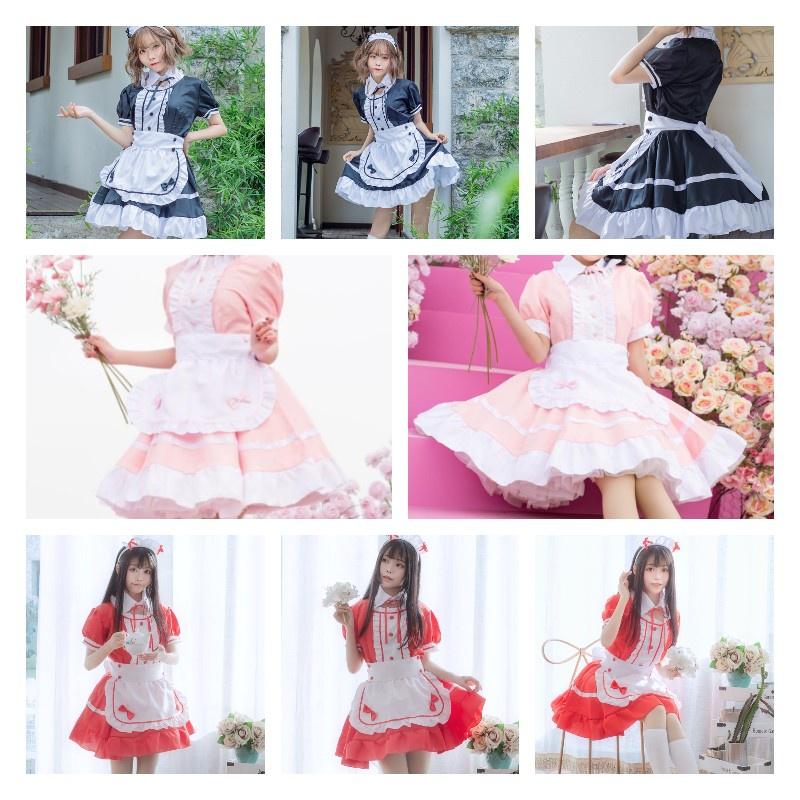Cute And Stylish Alice In Wonderland Maid Costume For Cosplay And Anime Shows One-piece Design