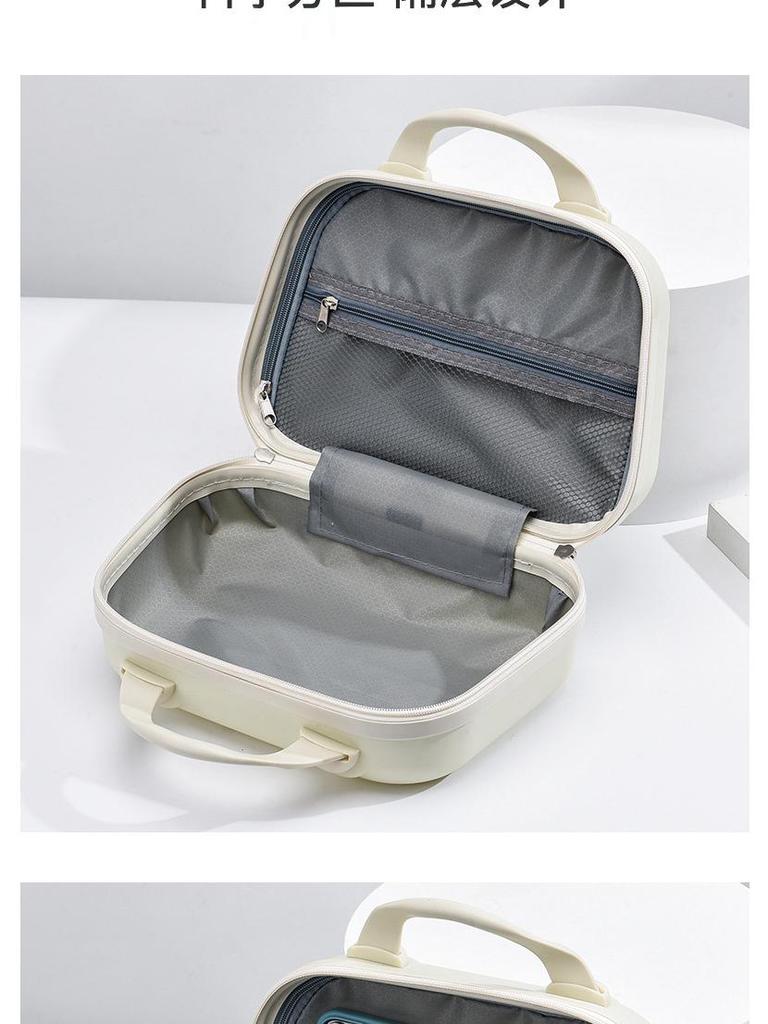 14-Inch Portable Travel Makeup Case Handbag - Large Capacity Souvenir Gift