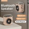 Mini Haut-parleur Bluetooth Rétro avec Clip Magnétique, Haut-parleur Sans Fil Portable pour Utilisation Extérieure sur Bureau, Design Mignon de Dessin Animé