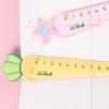 1 Piece Cute Carrot Star Sword Stationery Cartoon Drawing Kitten Straight Plastic Ruler
