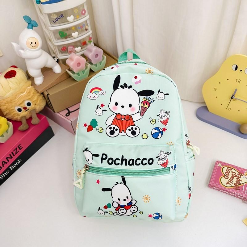 Hello Kitty Kuromi Cinnamoroll My Melody Printed Children Backpack For Daily Use