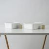 Fuji Enamel Pickling Small with Lid and Water Container, Enamel, Size, Large, Drainer, NK-401