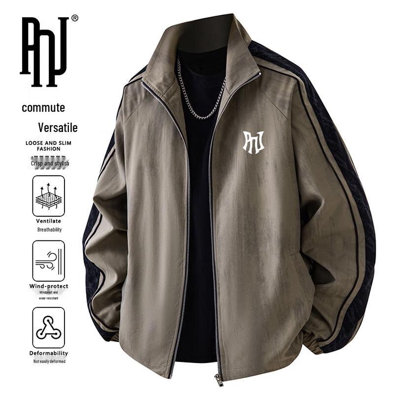 

PNJ Men s Casual Tie-Dye Stand Collar Jacket 6XL