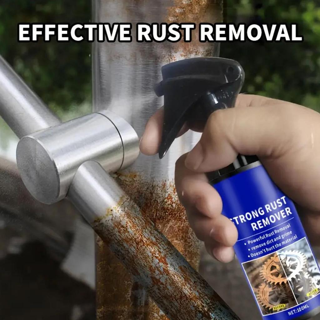 Metal Rust Remover 100ml Fast Acting Derusting Agent Rust Converter Spray for Vehicles SUVs Trucks RVs Sedans Pickups