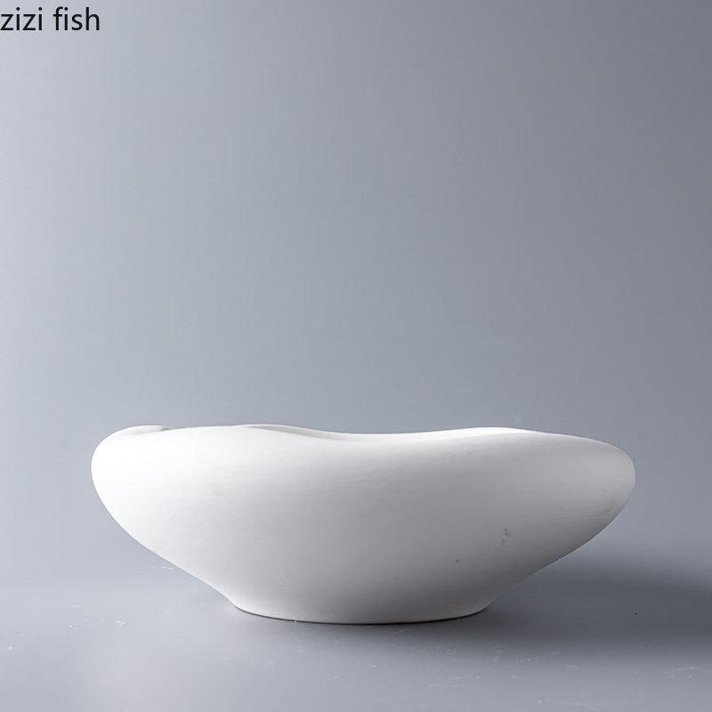 Ceramic Soup Bowl Restaurant 7.5-inch Salad Bowl Dessert Bowls Pasta Bowls Thick Soup Bowls Household Solid Color Tableware