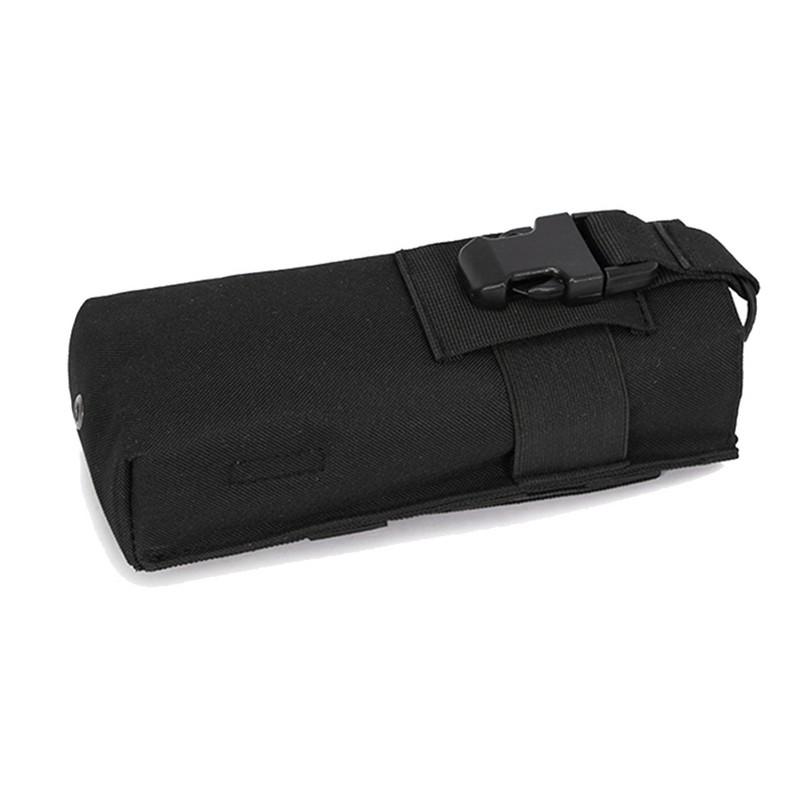 Outdoor Walkie Talkie Pouch Water Bottle Bag Handheld Radio Bag Molle Tactical Multifunctional Accessory Bag Travel EDC Pack