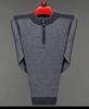 Brand Men's Wool Half-Zip Sweater - 2025 Autumn/Winter Edition: Thick, Warm Middle-Aged Dad Style Base Layer
