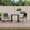 VidaXL 3-piece Garden Dining Set Braided Resin Steel 3187019