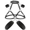 Sex Restraints Strap SM Bondage Gear Sex Toys Leather  Body Chest Harness Handcuffs Leg Cuffs Adults Bondage Sex Accessories