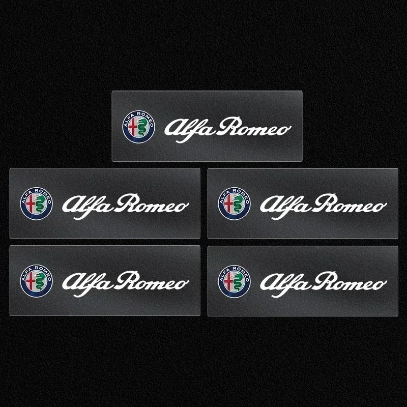 Samolepky na auto Pro Alfa Romeo 1/2/5/10ks Logo auta Kliky dveří auta Samolepky proti poškrábání Pro Alfa Romeo Giulietta GT 159 147 156