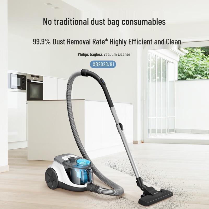 Philips Canister Vacuum Cleaner XB2023/81 CN plug (adapter included)