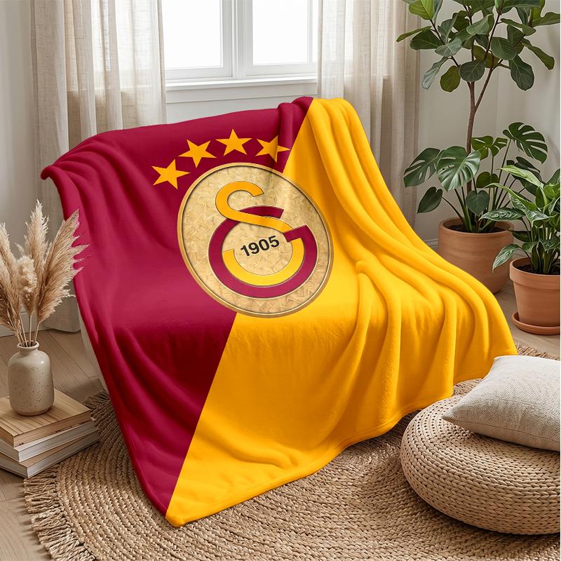 Galatasaray FC Soft Flannel Fleece Blanket Lightweight Cozy Warm Throw Blanket For Sofa Bed Home Decor