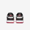 Nike X NBA Dunk Low Retro EMB Black and Chile Red DD3363-100