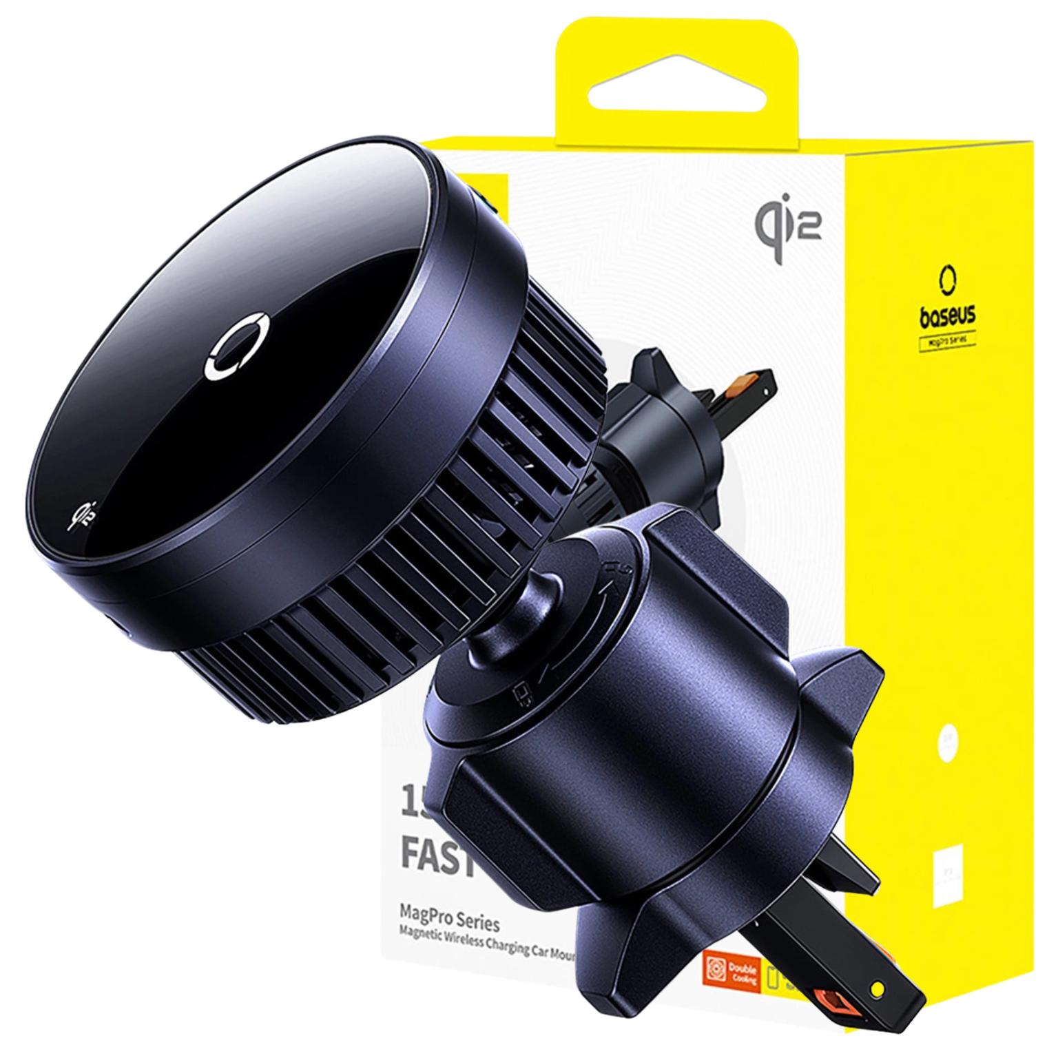 Baseus MagPro car mount with 15W Qi20 inductive charger black - Bild 5