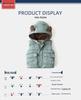 Boys' Cotton-Padded Jacket: Warm Korean-Style Kids' Autumn/Winter Zip-Up Top
