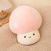 Cute Mushroom Plush Toy Soft Red Mushroom Plushie Pillow Kawaii Squishy Doll Stuffed Hugging Pillows Gift for Kids Gift