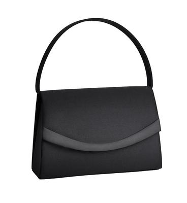 SHIMMER Women's Black Formal Handbag, Lightweight and Elegant, Perfect for Mourning, Funerals, Graduations, Entrance Ceremonies, Weddings, and School
