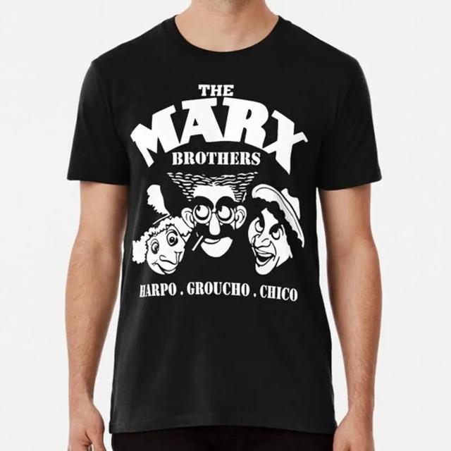 Camiseta Harpo Groucho Chico Dos Irmaos Marx S