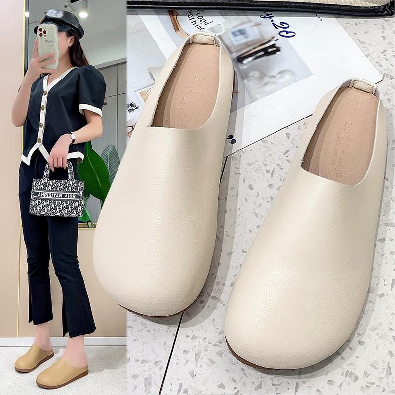 Fashion Women Fashion Flats Slippers Summer New Style Outdoor Non-slip Beach Shoes Lady Casual Flat Shoes Comfort Soft Sole House Slides