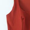 Spring 2025 Women's Versatile Slim Solid Sleeveless Button-Embellished Top