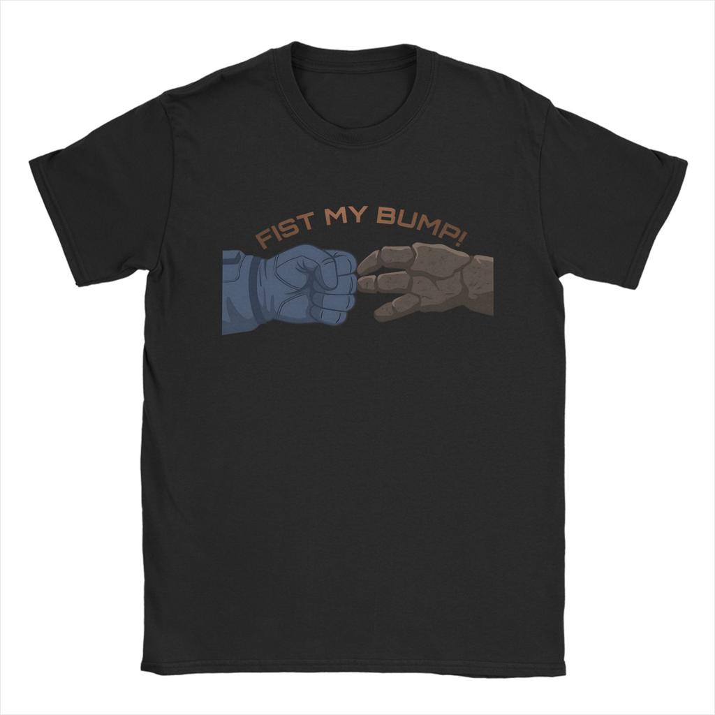 Funny Project Hail Mary Rocky Ryland Fist Bump TShirts Unisex Crew Neck 100 Cotton T Shirts Short Sleeve Tee Shirt Gift