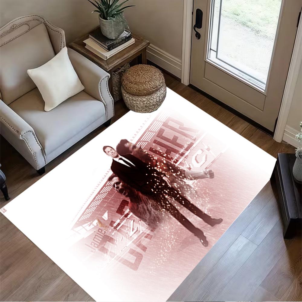 Abstract Colorful Portrait Floor Rug Office Rug Suitable for Dining Room Foyer Balcony Decorate room Antislip Carpet Decorate Offices