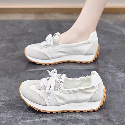 The New Women's Shoes for Summer 2025 Are Breathable and Versatile. The Thick-soled Height-increasing Shoes Are Suitable for Students To Run and Relax