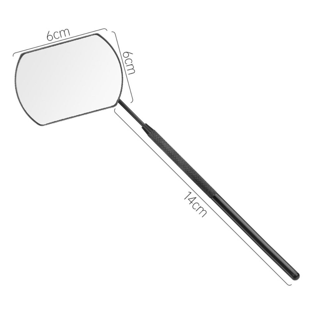 Stainless Steel Eyelash Inspection Mirror Square 8 Colors Eyelash Extension Mirror Detachable Extension Makeup Tools
