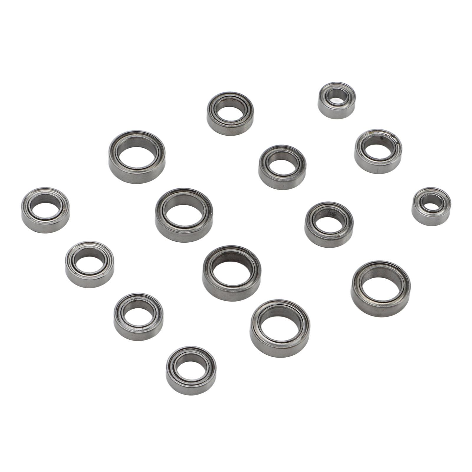 

15PCS RC Car Ball Bearings Stainless Steel Ball Bearings Kit for Traxxas LaTrax Teton 118 RC Truck