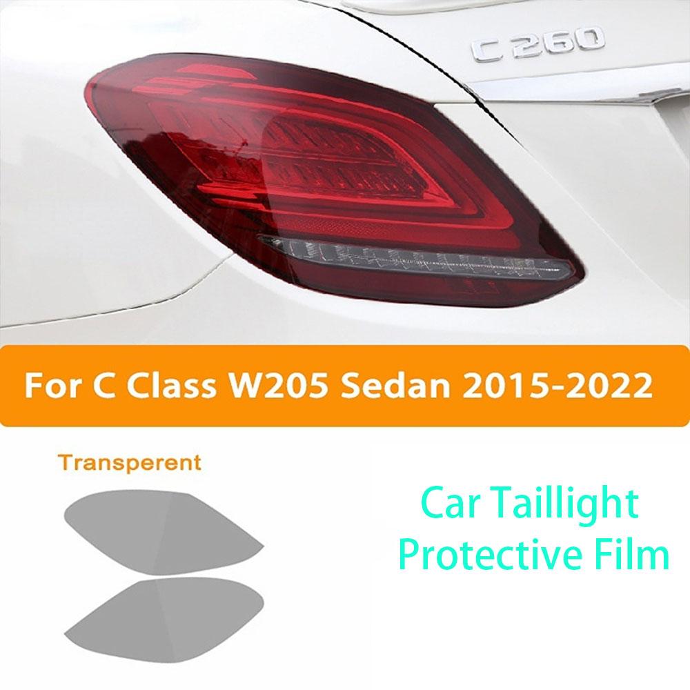 Car Headlight Tint Black Protective Film Protection Transparent TPU Sticker for Mercedes Benz C Class W204 W205 2011-On C63 AMG