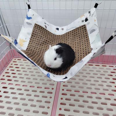Small Pet Hammock Summer Cooling Hamster Guinea Pig Hammock Hanging Beds House for Small Animal Chinchillas Nests Pets Supplies
