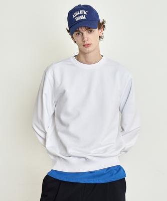 BASIC HOUSE Cp Sweatshirt White Lyts0104 (Type B)