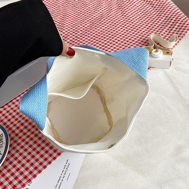 Canvas bag new women's bag fashionable sweet cute change bag bag bag