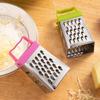 Stainless Steel Mini Peel Cutter Fruit Ginger Garlic Four-Sided Cheese Slicers Handheld Grater Planer Kitchen Gadgets