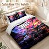 GTA Bettwäsche-Set, 1 Bettbezug & 2 Kissenbezüge Weich Bequem Schlafzimmer Heimtextil Dekoration