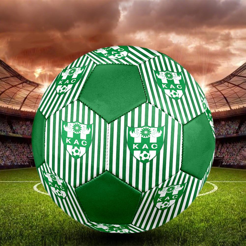 Kenitra Athletic Club Kac Indoor Soccer Ball Colorful All Ages Size 5 Machine Stitched PVC Competition Ready Durable High-Bounce