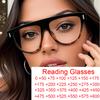 Reading Glasses For Women  Luxury Brand Black Leopard Blue Light Filter Women'S Eyeglasses Clear Anti Radiation Big Glasses